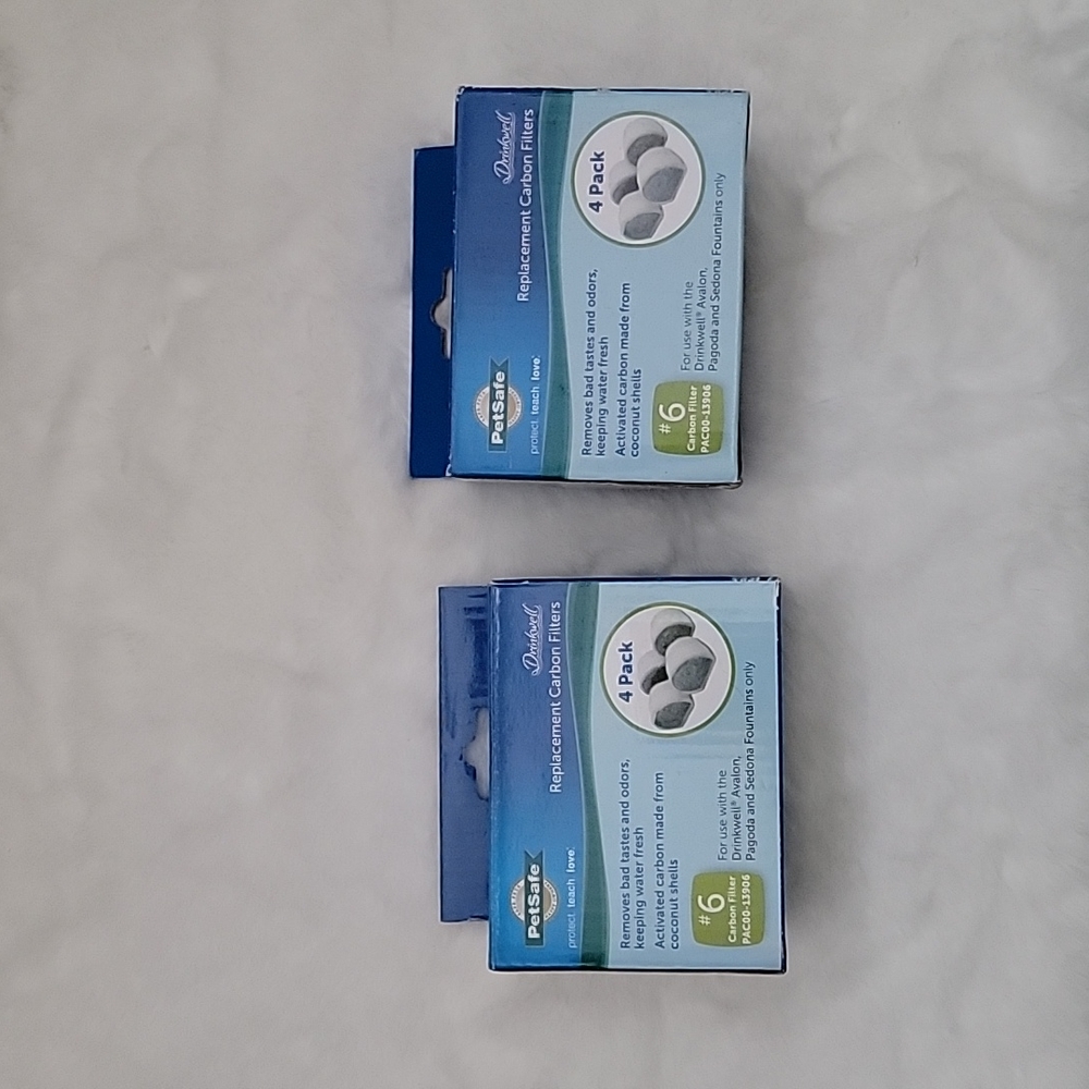 PetSafe Drinkwell® Pet Fountain Charcoal Replacement Filters 2 Boxes of 4